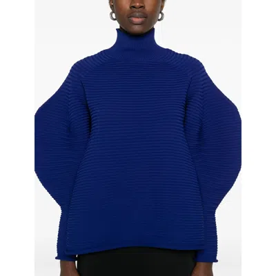 Issey Miyake Polyester Shirts In Blue