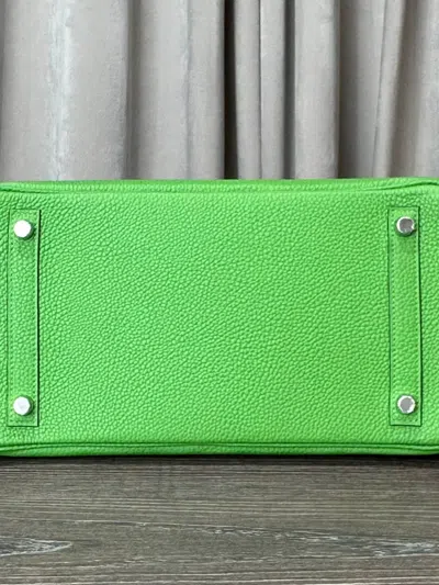 Pre-owned Hermes 2023 Birkin 30 Bag In Green