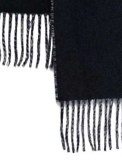 Jacquemus The Brushed Wrap Scarf With Fringed Detail