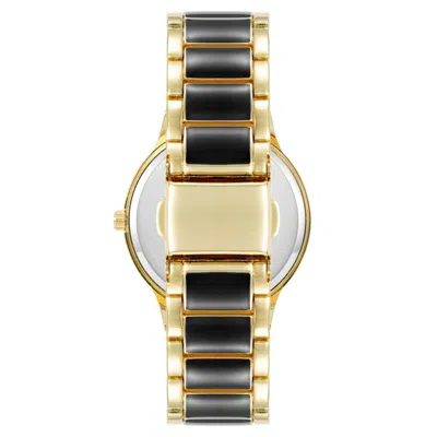 Juicy Couture Multicolor Metal Watch In Black