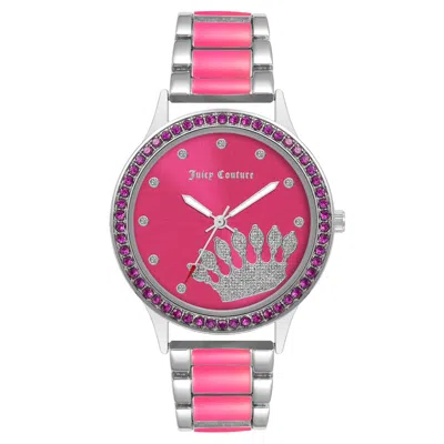 Juicy Couture Multicolor Metal Watch In Pink