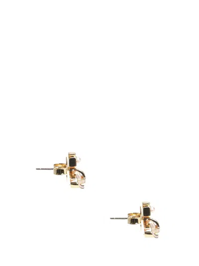 Vivienne Westwood Simonetta Bas Relief Earrings Jewelry Gold In Gold