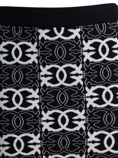 Pinko Jacquard Knit Mini Skirt In Multi