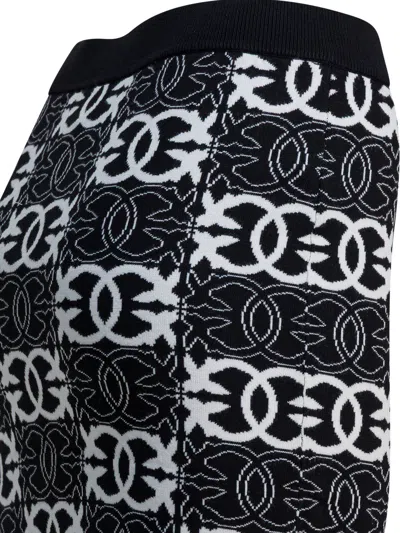 Pinko Jacquard Knit Mini Skirt In Multi