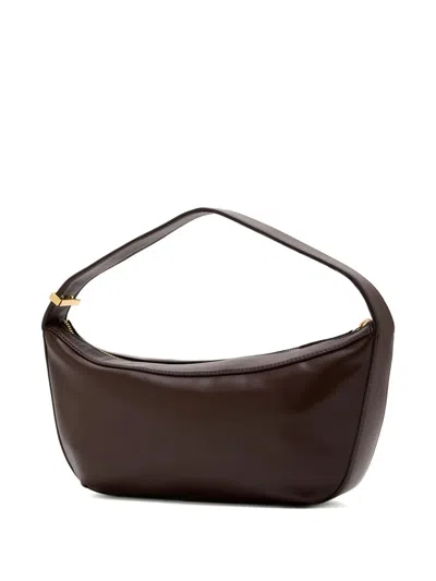 Staud Demy Leather Shoulder Bag With Adjustable Strap