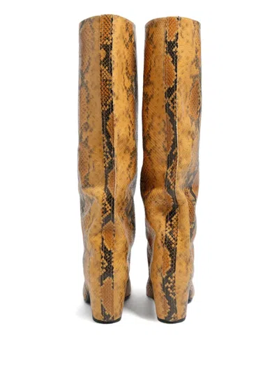 Bimba Y Lola 55mm Snake-print Leather Boots In Multi