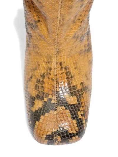 Bimba Y Lola 55mm Snake-print Leather Boots In Multi