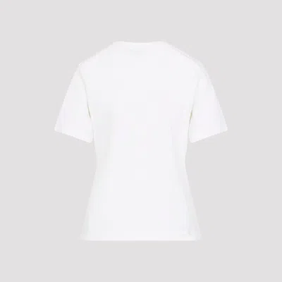 Burberry Ekd Checked T-shirt In White
