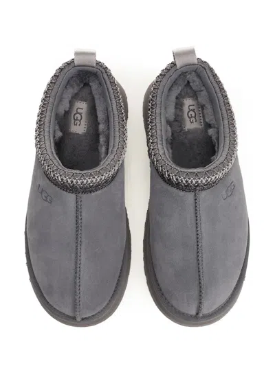 Ugg Tazz Ii Braided Platform Mules In Gray
