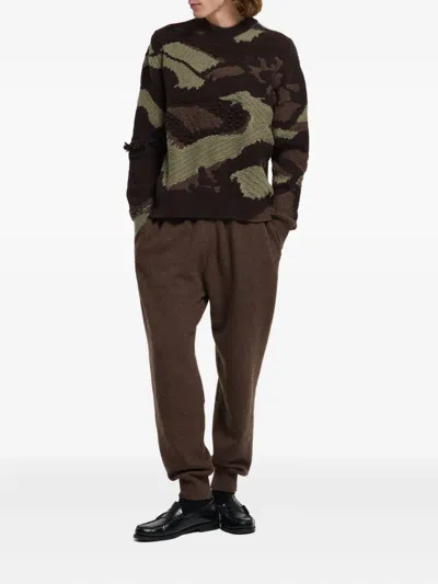Barrie Intarsia-knit Sweater In Multi