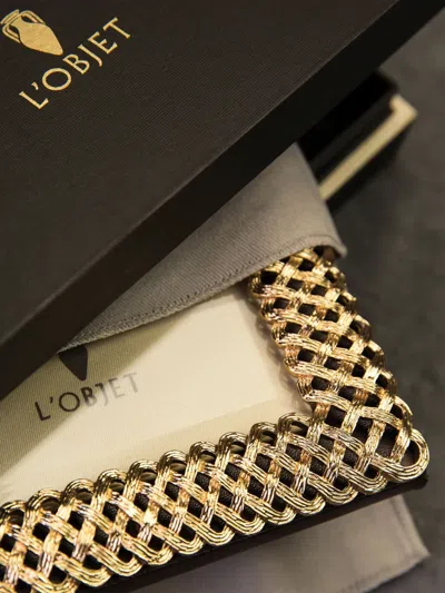 L'objet Braid Photo Frame (5cm X 8cm) In Gold