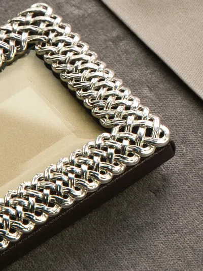 L'objet Braid Photo Frame In Metallic