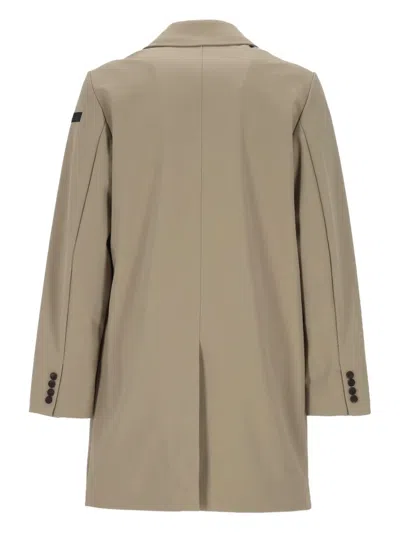 Rrd Buttoned Coat In Brown