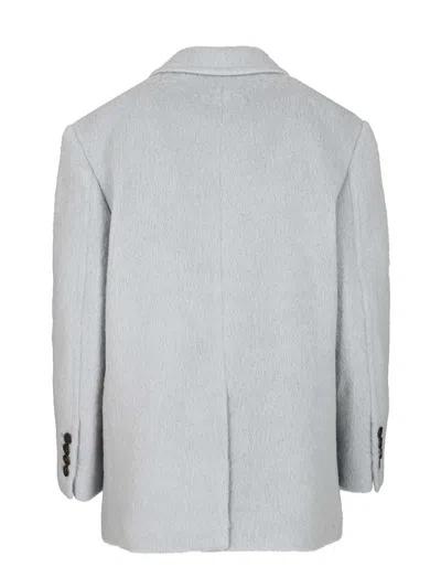 Dunst Unisex Alpaca Blazer Coat Jackets Light Blue In Blue