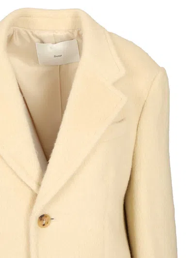 Dunst Unisex Alpaca Blazer Coat Jackets White In Neutral