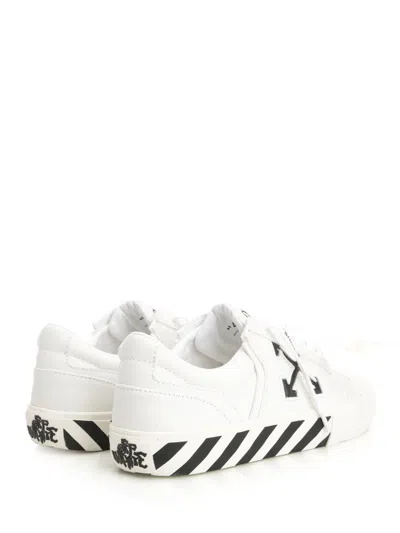 Off-white Vulc Undercut Canvas Low-top Sneakers In White