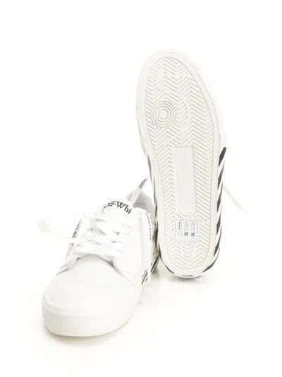 Off-white Vulc Undercut Canvas Low-top Sneakers In White