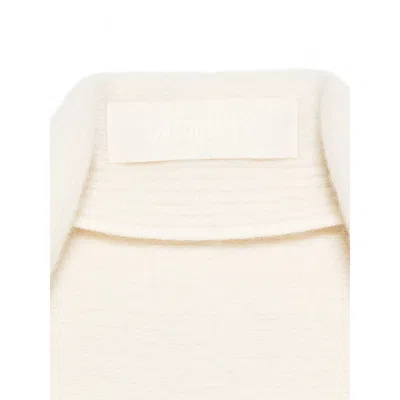 Jacquemus White Capes In Neutral