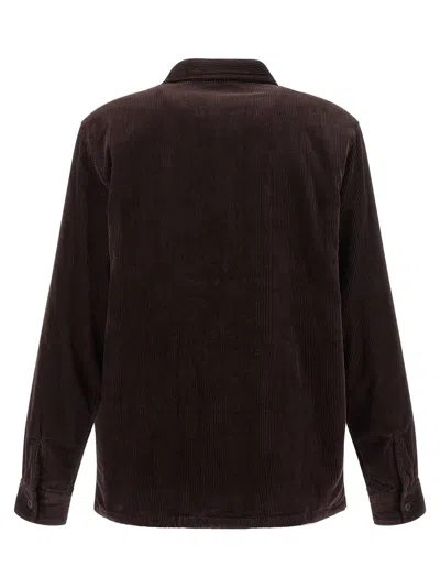 Carhartt Camicia Whitsome Shirt Jac Palisander In Brown