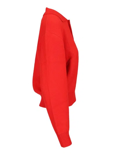 Dunst Wool And Cashmere Blend Sweater Knitwear Red In Red