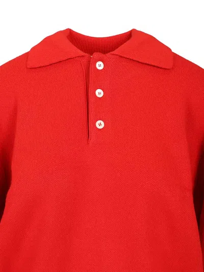 Dunst Wool And Cashmere Blend Sweater Knitwear Red In Red