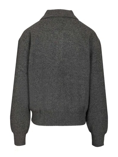 Dunst Wool And Cashmere Blend Sweater Knitwear Grey In Gray