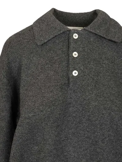 Dunst Wool And Cashmere Blend Sweater Knitwear Grey In Gray