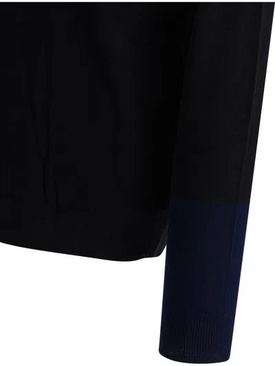 Comme Des Garçons Forever Wool Crew Neck Sweater In Black