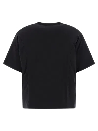 Y-3 Padded Crew Neck Short Sleeve T-shirt In Black