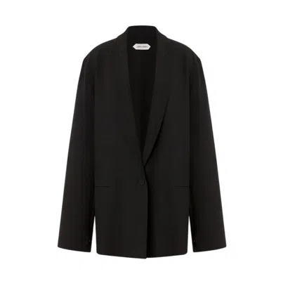 Alberta Ferretti Tailored Suit Jacket And Wide-leg Trousers In Black