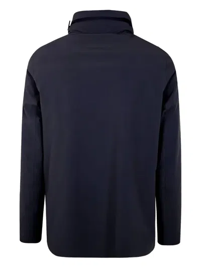 Rrd Funnel-neck Jacket In Blue