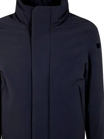 Rrd Funnel-neck Jacket In Blue
