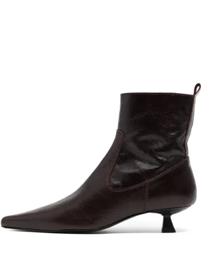 Bimba Y Lola 35mm Pointed-toe Boots In Brown