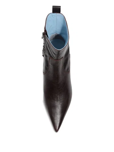 Bimba Y Lola 35mm Pointed-toe Boots In Brown