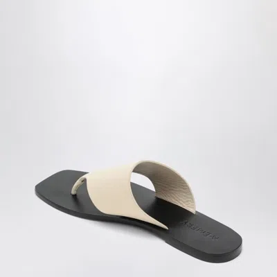 A.emery The Paton Sandals Ivory In Leather In Neutral