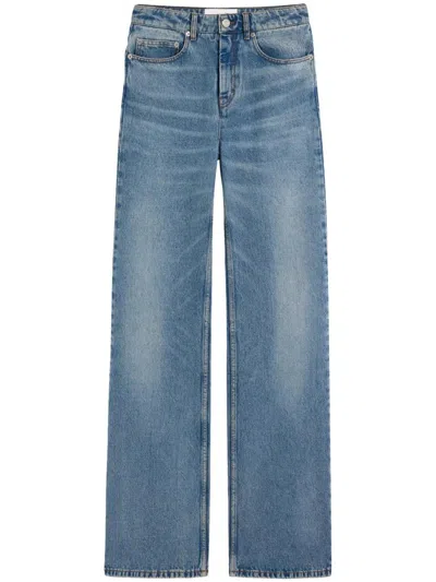Ami Alexandre Mattiussi Straight-leg Denim Pants With Subtle Fading In Blue
