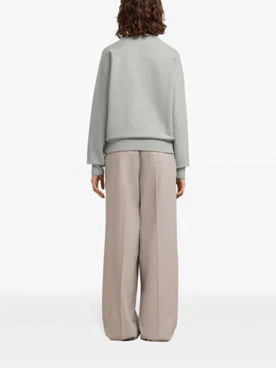 Ami Alexandre Mattiussi Ami Paris Sweatshirt With Logo In Gray