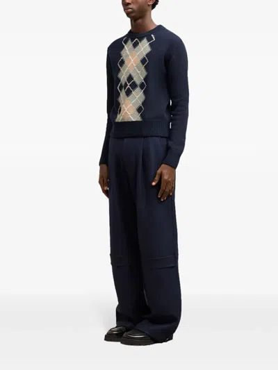 Ami Alexandre Mattiussi Ami Paris Wool And Cashmere Sweater In Blue