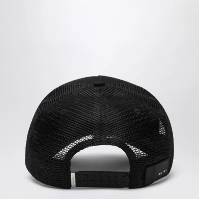 Amiri Black Baseball Cap With Logo Lettering On The Front And Mehs Panels In Black