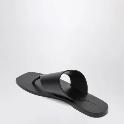 A.emery The Paton Sandals Black In Leather In Black