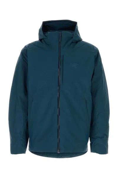 Arc'teryx Ralle Gore-tex Padded Hooded Jacket In Blue