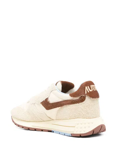 Autry Reelwind Low Sneaker Beige Brown In Multi