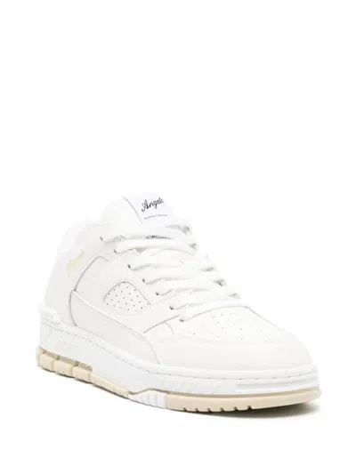 Axel Arigato Womens Beige Area Lo Leather Low-top Trainers In White