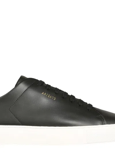 Axel Arigato Platform Leather Sneakers In Black