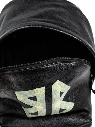 Balenciaga Explorer Black Backpack In Grained Leather In Black