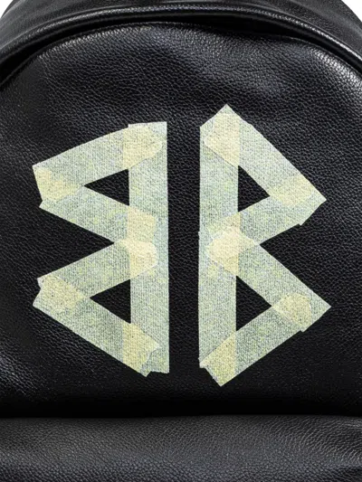 Balenciaga Explorer Black Backpack In Grained Leather In Black