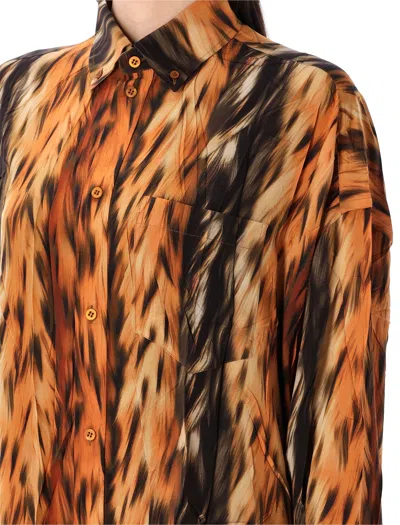 Balenciaga Shirt Woman In Brown