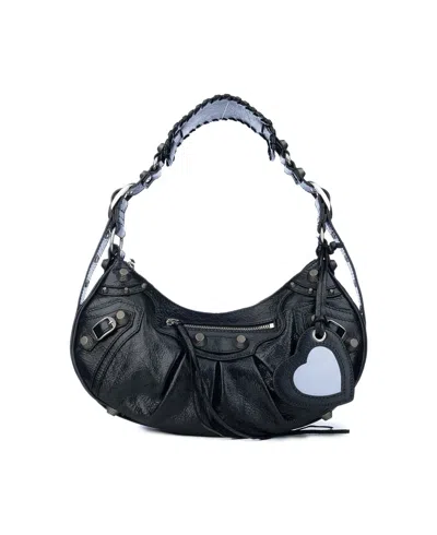 Balenciaga Shoulder Bag Le Cagole Xs In Leather In Black