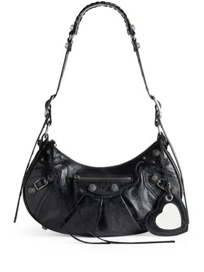 Balenciaga Shoulder Bag Le Cagole Xs In Leather In Black