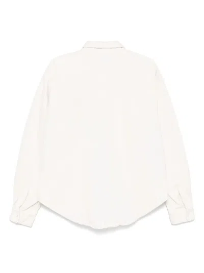 Balenciaga Natural Jean Overshirt In White